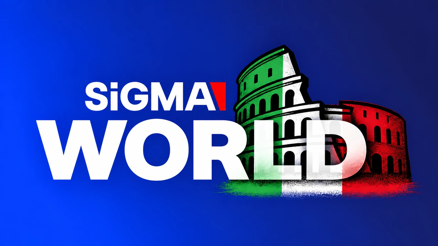 SiGMA World, Colosseum in Italian flag colors